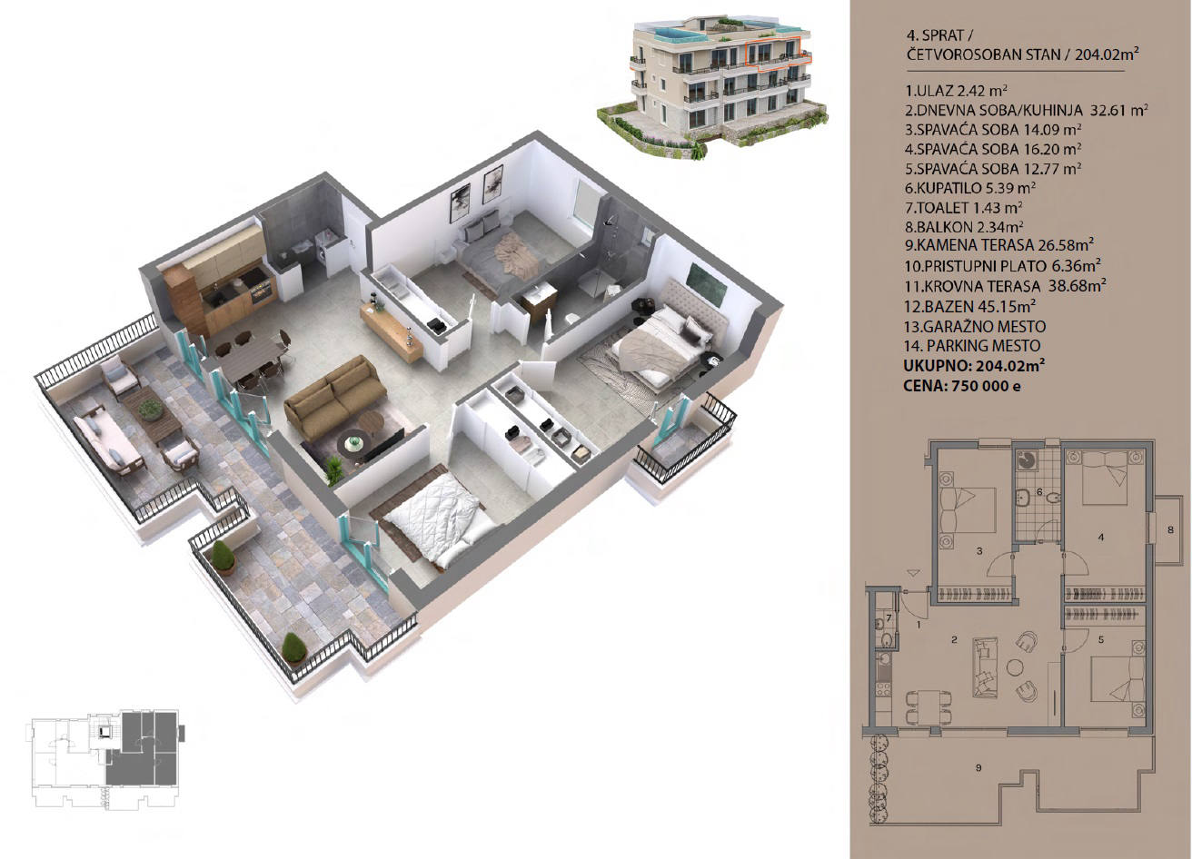 Квартира, 2196 м², 810 000$ — FAKTOR
